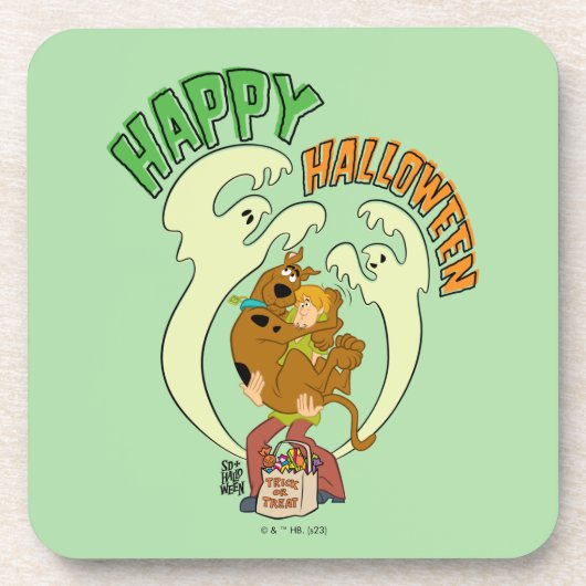 Scooby-Doo | Happy Halloween Bier Onderzetter (Voorkant)