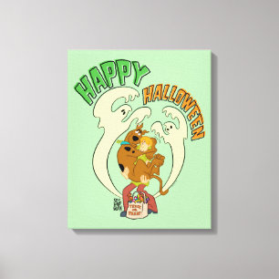 Scooby-Doo   Happy Halloween Canvas Afdruk