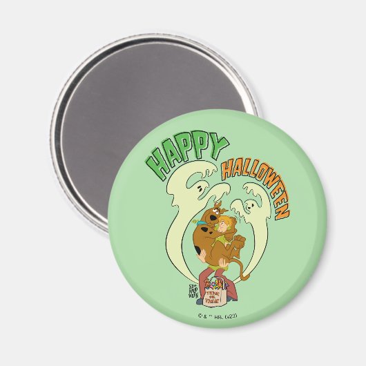 Scooby-Doo | Happy Halloween Magneet (Voorkant / Achterkant)