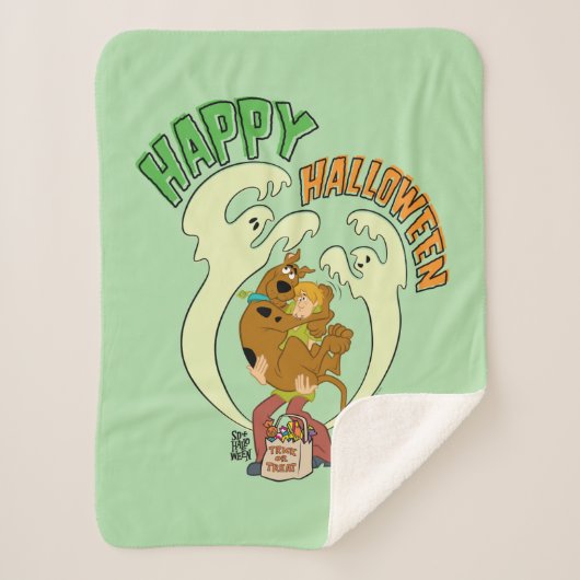 Scooby-Doo | Happy Halloween Sherpa Deken (Voorkant)