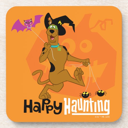 Scooby-Doo | Happy Haunting Bier Onderzetter (Voorkant)