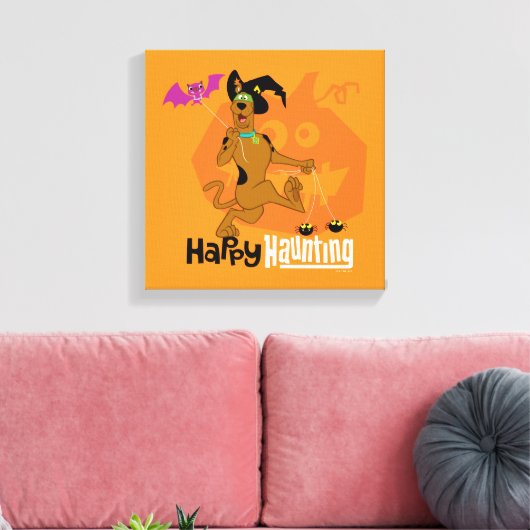 Scooby-Doo | Happy Haunting Canvas Afdruk (Insitu (Woonkamer))