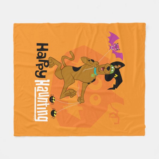 Scooby-Doo | Happy Haunting Fleece Deken (Voorkant (Horizontaal))