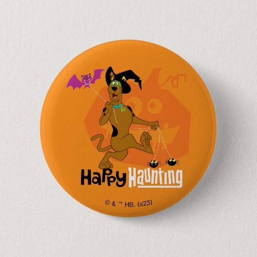 Scooby-Doo | Happy Haunting Ronde Button 5,7 Cm (Voorkant)