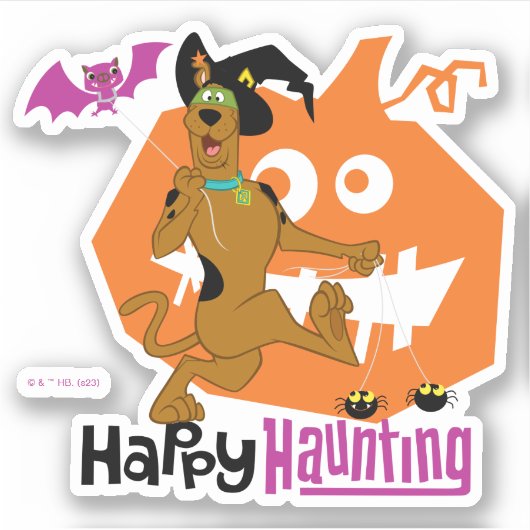 Scooby-Doo | Happy Haunting Sticker (Voorkant)