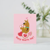 Scooby-Doo - Happy Hearts Day Feestdagenkaart (Staand voorkant)