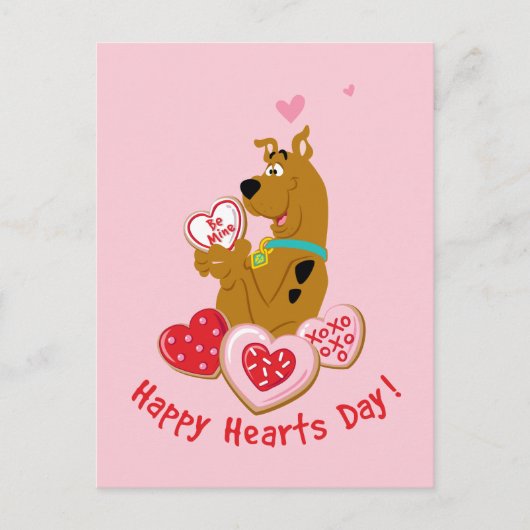 Scooby-Doo - Happy Hearts Day Feestdagenkaart (Voorkant)