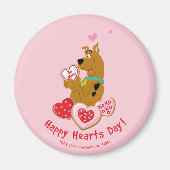 Scooby-Doo - Happy Hearts Day Magneet (Voorkant)
