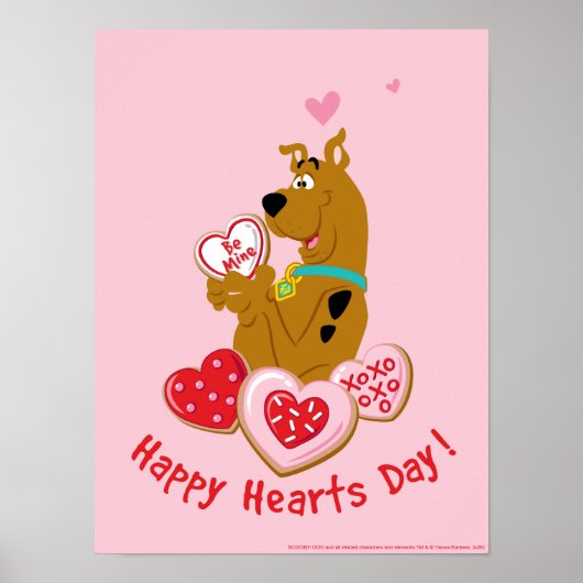 Scooby-Doo - Happy Hearts Day Poster (Voorkant)