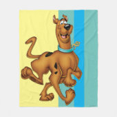 Scooby-Doo Happy Walk Fleece Deken (Voorkant)