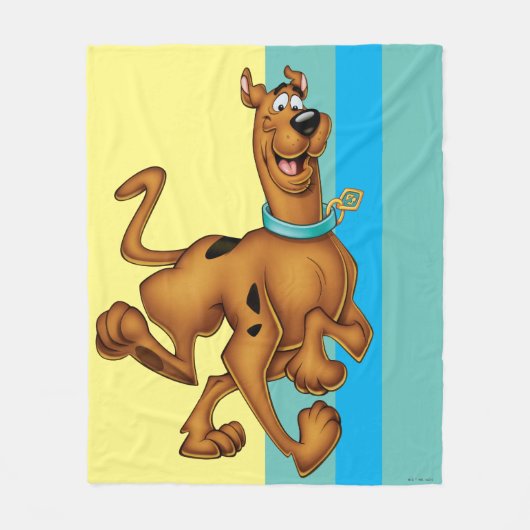 Scooby-Doo Happy Walk Fleece Deken (Voorkant)