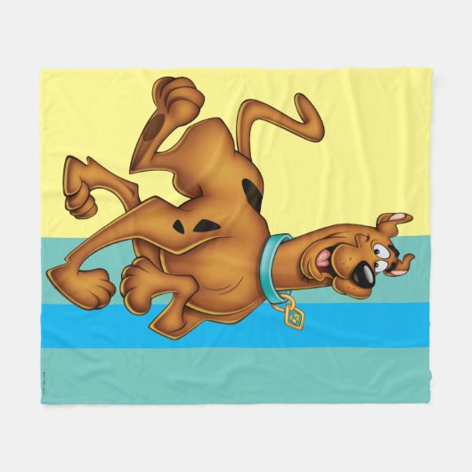 Scooby-Doo Happy Walk Fleece Deken (Voorkant (Horizontaal))