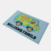 Scooby-Doo Happy Walk | Jouw naam Doormat toevoege Deurmat (Schuin)