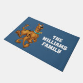 Scooby-Doo Happy Walk | Jouw namen toevoegen Deurmat (Schuin)