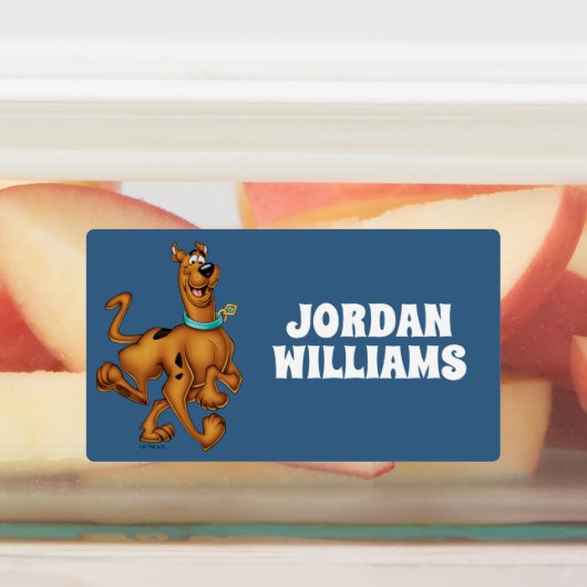 Scooby-Doo Happy Walk | Jouw namen toevoegen Labels (Aangebracht)