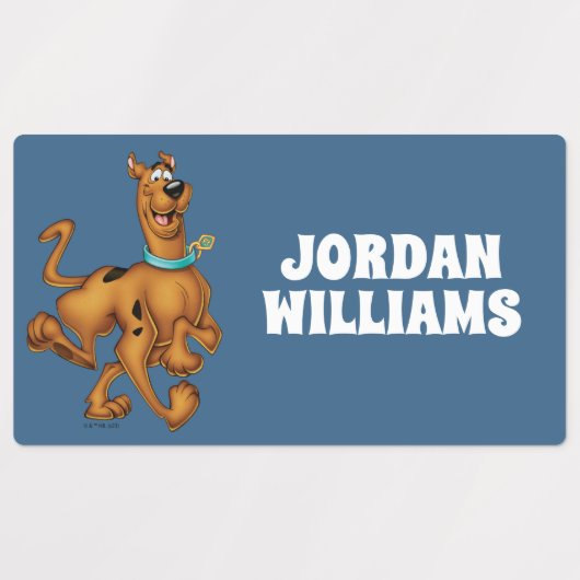 Scooby-Doo Happy Walk | Jouw namen toevoegen Labels (Design 2)