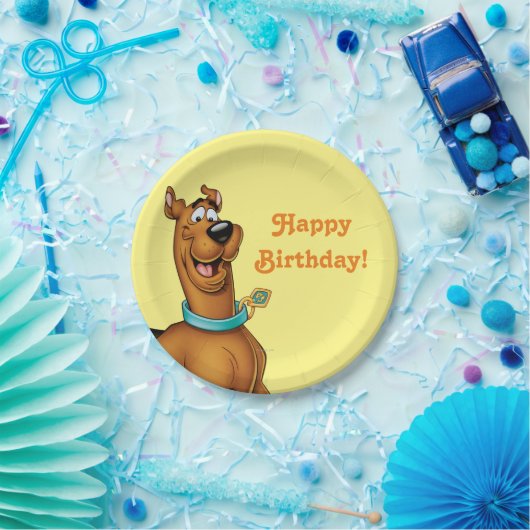 Scooby-Doo Happy Walk Papieren Bordje (Feest)