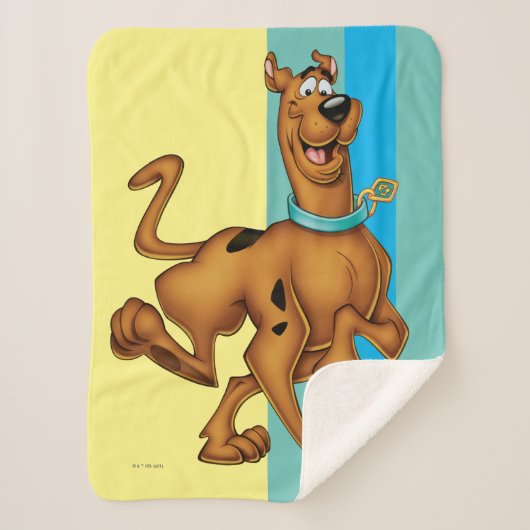 Scooby-Doo Happy Walk Sherpa Deken (Voorkant)