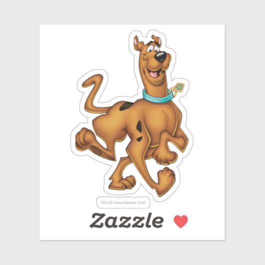 Scooby-Doo Happy Walk Sticker (Vel)