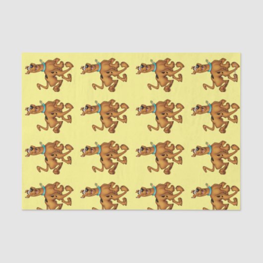 Scooby-Doo Happy Walk Tissuepapier (Voorkant)