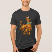 Scooby-Doo Happy Walk Tri-Blend Shirt (Voorkant)