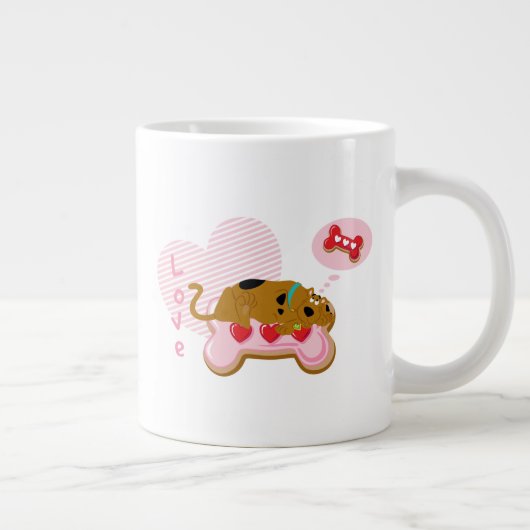 Scooby-doo - Harde gedecorreerde Scooby Snacks Grote Koffiekop (Rechts)