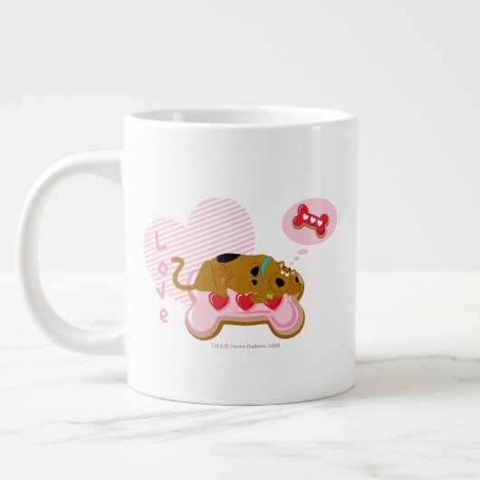 Scooby-doo - Harde gedecorreerde Scooby Snacks Grote Koffiekop (Links)