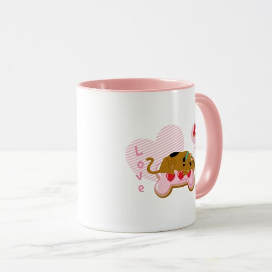 Scooby-Doo - Harde gedecorreerde scootersnacks Mok (Voorkant rechts)