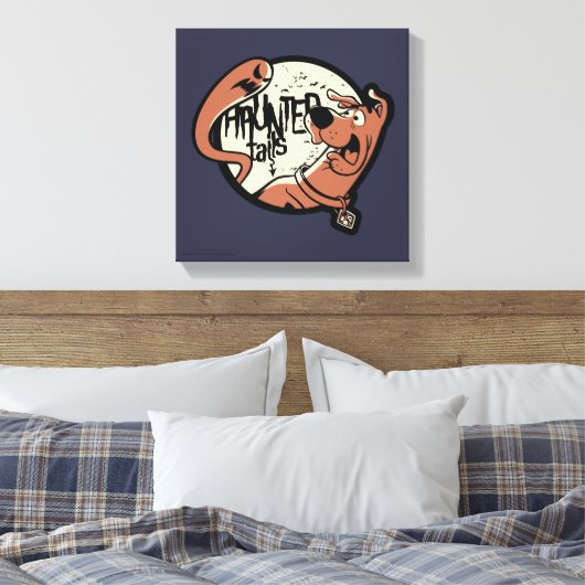 Scooby-Doo "Haunted Tails" Canvas Afdruk (Insitu (Slaapkamer))