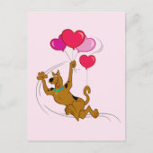 Scooby Doo - Heart-ballonnen Briefkaart (Voorkant)