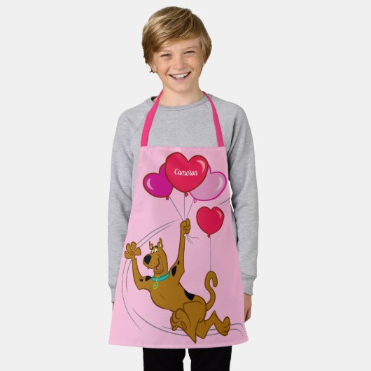 Scooby Doo - Heart-ballonnen Schort (Gedragen)