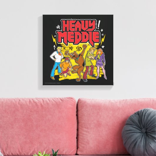 Scooby-Doo | "Heavy Meddle" Graphic Canvas Afdruk (Insitu (Woonkamer))