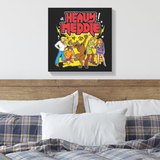 Scooby-Doo | "Heavy Meddle" Graphic Canvas Afdruk (Insitu (Slaapkamer))