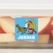 Scooby-Doo | Hele gang 18 | Jouw namen toevoegen Labels (Aangebracht)