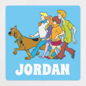 Scooby-Doo | Hele gang 18 | Jouw namen toevoegen Labels (Design 1)