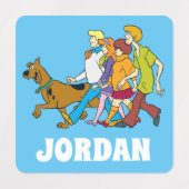 Scooby-Doo | Hele gang 18 | Jouw namen toevoegen Labels (Design 1)