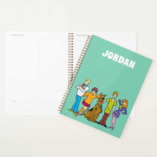 Scooby-Doo | Hele gang | Jouw namen toevoegen Planner (Display)
