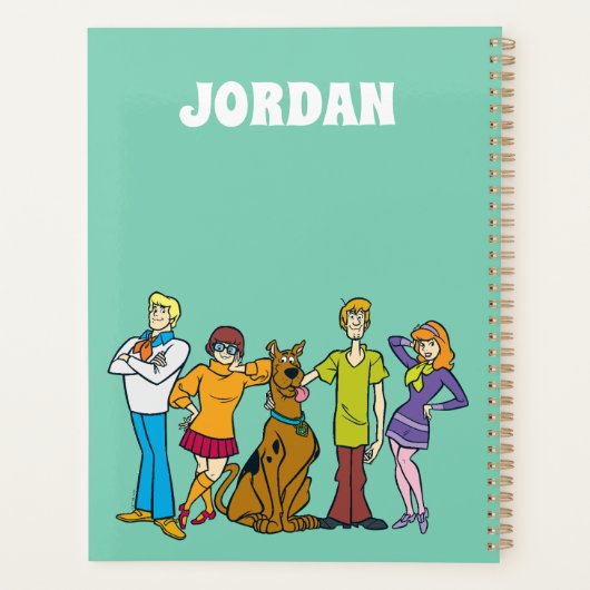 Scooby-Doo | Hele gang | Jouw namen toevoegen Planner (Achterkant)