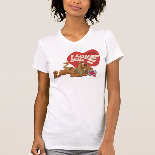 Scooby-Doo - Het is geen mysterie... ik hou van je T-shirt (Voorkant)