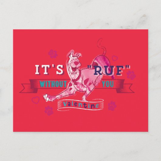 Scooby-Doo - Het is Ruf Zonder jou Feestdagenkaart (Voorkant)