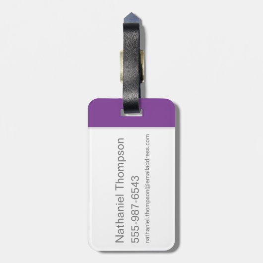 Scooby-Doo "Het leven is lief" Bagagelabel (Achterkant verticaal)