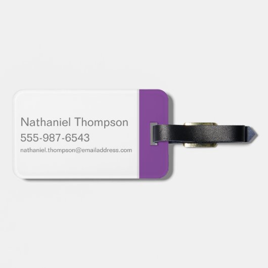 Scooby-Doo "Het leven is lief" Bagagelabel (Achterkant horizontaal)