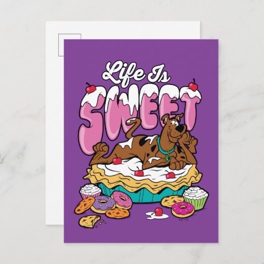 Scooby-Doo "Het leven is lief" Briefkaart (Voorkant / Achterkant)