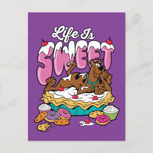 Scooby-Doo "Het leven is lief" Briefkaart (Voorkant)