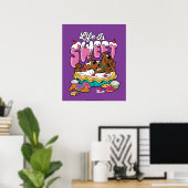 Scooby-Doo "Het leven is lief" Poster (Thuiskantoor)
