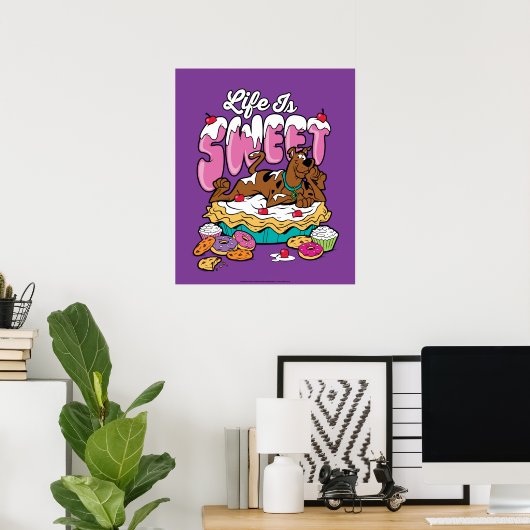 Scooby-Doo "Het leven is lief" Poster (Thuiskantoor)