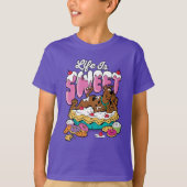 Scooby-Doo "Het leven is lief" T-shirt (Voorkant)