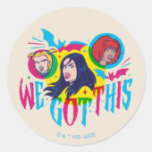 Scooby-Doo | Hex Girls We Got This Ronde Sticker (Voorkant)