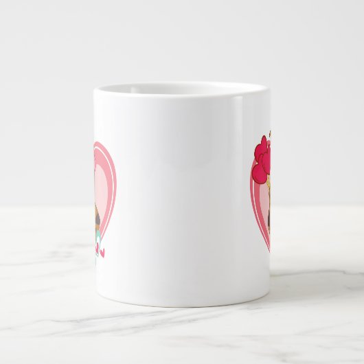 Scooby-Doo Holding Grote Koffiekop (Voorkant)