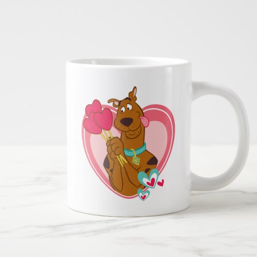 Scooby-Doo Holding Grote Koffiekop (Rechts)